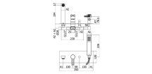 Radiátorové uzavíratelné přímé šroubení pro VK radiátory 1/2"IG - 3/4"AG  Danfoss