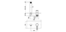 Radiátorové uzavíratelné rohové šroubení pro VK radiátory 1/2"IG - 3/4"AG  Danfoss