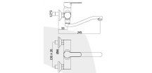 Termostatický ventil přímý Danfoss RA-N 15 = 1/2"