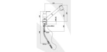 Svěrná spojka pro VK radiátory 3/4"IG - 15 mm měď Danfoss