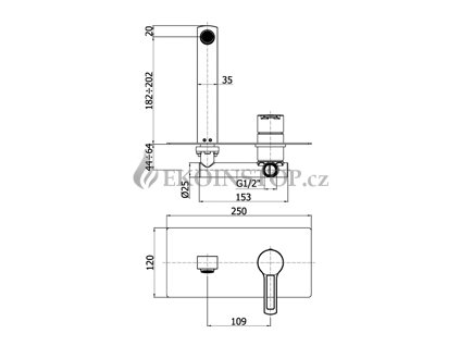 Radiátorové uzavíratelné rohové šroubení pro VK radiátory 1/2"IG - 3/4"AG  Danfoss